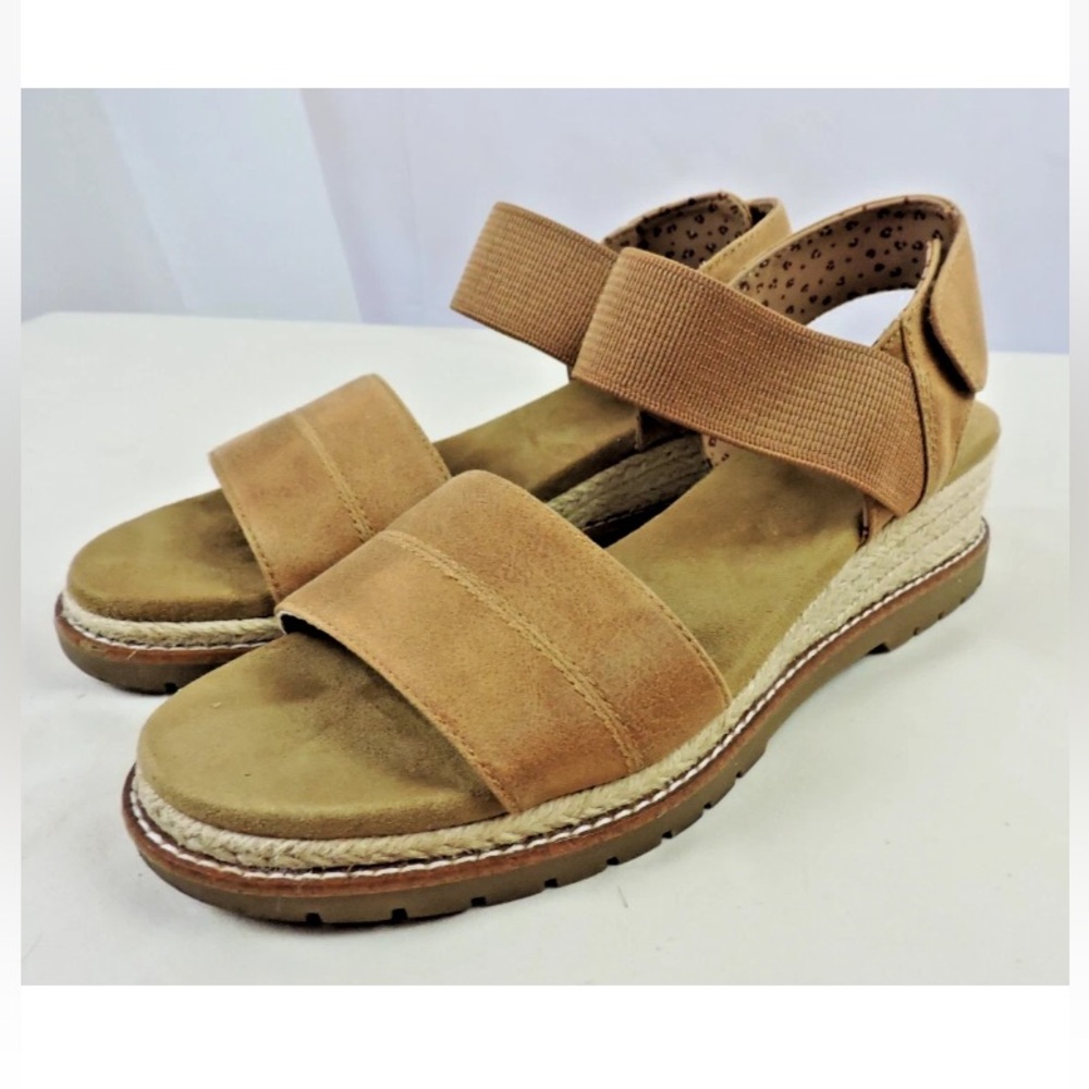 Sketchers Bob’s dessert Chill Vegan washable Cityscapes sandals chestnut tan 8.5 - Picture 3 of 6